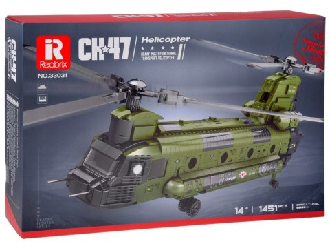 Reobrix Licencjonowane Klocki Helikopter CH-47 Chinook 1458 ele