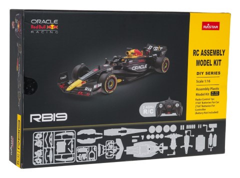 Bolid zdalnie sterowany 1:16 Red Bull F1 RB19 Czarny Body Kit RASTAR