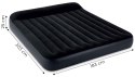 Duży materac dmuchany dwuosobowy 203x183x25 cm łóżko z zagłówkiem INTEX 64144