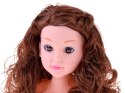 Głowa do czesania 20 cm LALKA SZATYNKA z akcesoriami fryzjerskimi