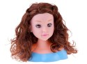 Głowa do czesania 20 cm LALKA SZATYNKA z akcesoriami fryzjerskimi