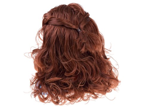 Głowa do czesania 20 cm LALKA SZATYNKA z akcesoriami fryzjerskimi