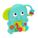 Grzechotka Słonik Zielony Sensoryczny Ruchome Elementy