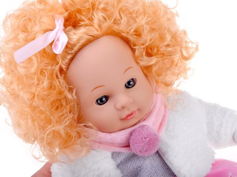 Interaktywna lalka ALICJA 32cm z burzą blond włosów - mówi i gaworzy