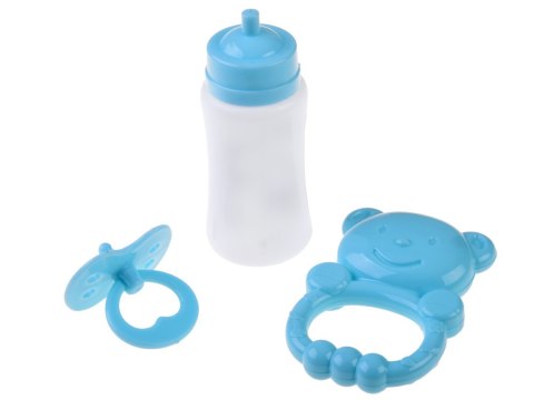 Lalka BOBAS interaktywna 46cm - w niebieskich spodenkach + akcesoria ZA5835