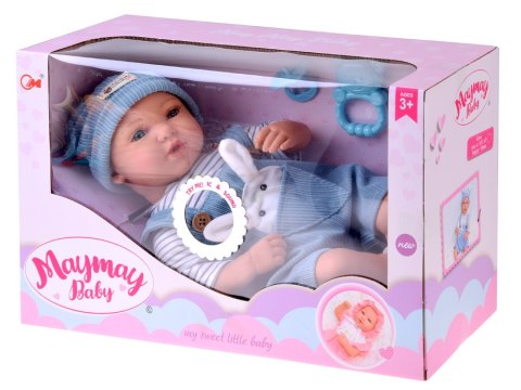 Lalka BOBAS interaktywna 46cm - w niebieskich spodenkach + akcesoria ZA5835