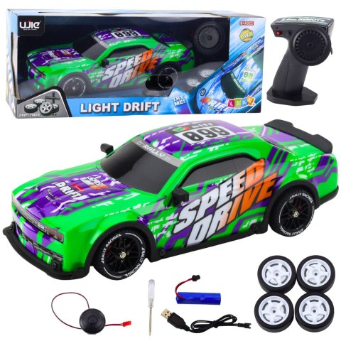 Auto Sportowe Zdalnie Sterowane RC Podświetlana Karoseria Drift