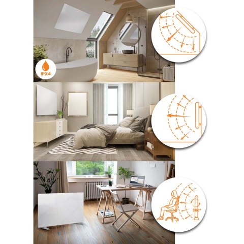 Grzejnik na podczerwień promiennik 600 W Berdsen BD-980