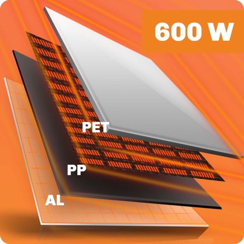 Grzejnik na podczerwień promiennik 600 W Berdsen BD-981 pilot WiFi aplikacja