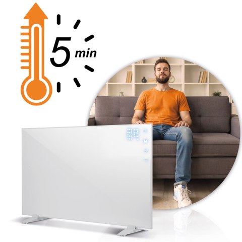 Grzejnik na podczerwień promiennik 600 W Berdsen BD-981 pilot WiFi aplikacja
