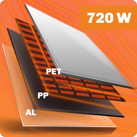 Grzejnik na podczerwień promiennik 720 W Berdsen BD-982