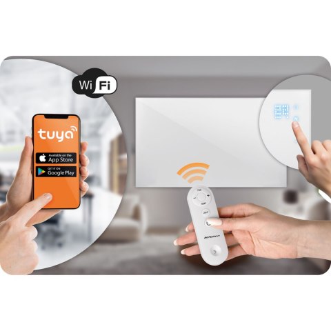 Grzejnik na podczerwień promiennik 720 W Berdsen BD-983 pilot WiFi aplikacja