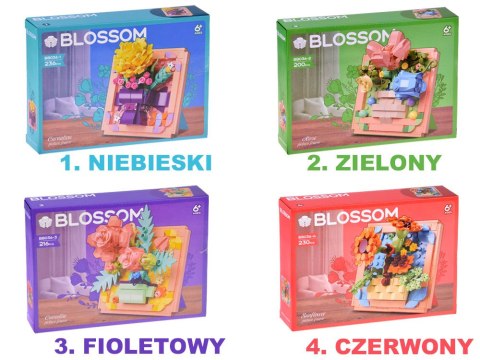 Klocki techniczne SERIA: Oddech wiosny - KWIATY W RAMCE ponad 200ele