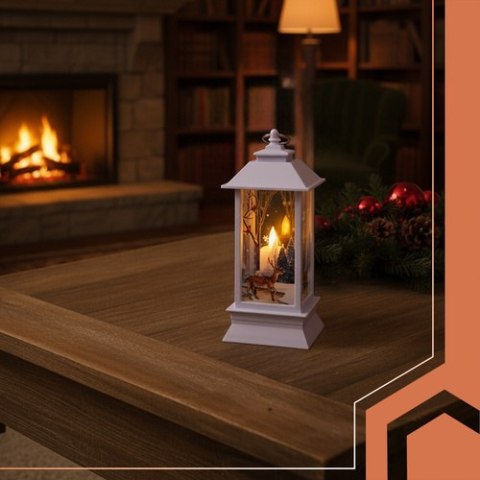 Latarenka świąteczna LED biała Ruhhy 26753