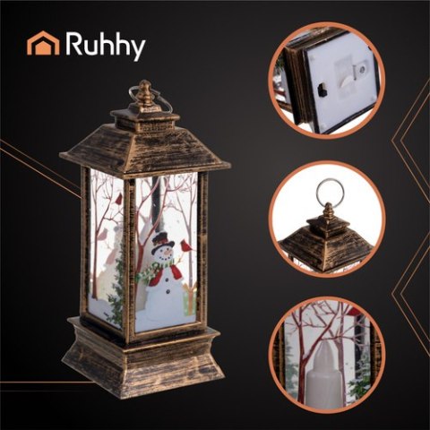 Latarenka świąteczna LED miedziana Ruhhy 26754