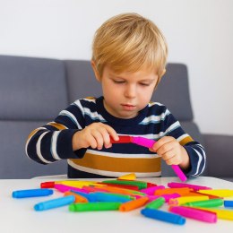 Kolorowe rurki sensoryczne pop tube dla dzieci montesori 60 sztuk