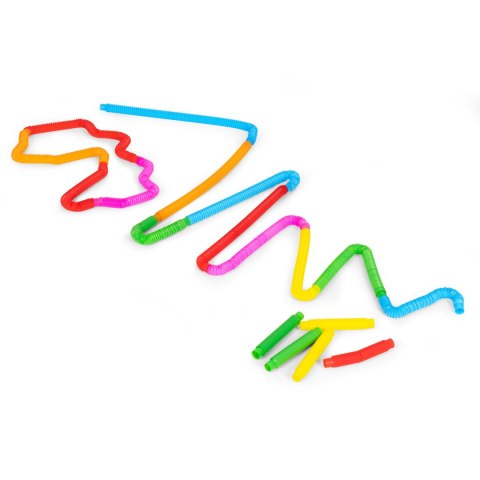 Kolorowe rurki sensoryczne pop tube dla dzieci montesori 60 sztuk