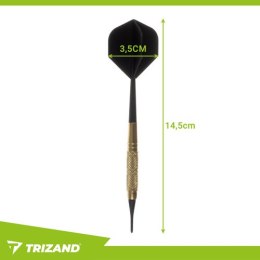 Rzutki dart zestaw 12szt + groty Trizand 26100