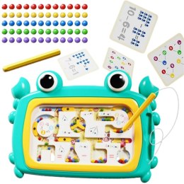 WOOPIE Tablica Magnetyczna Montessori Labirynt Krab Turkusowa