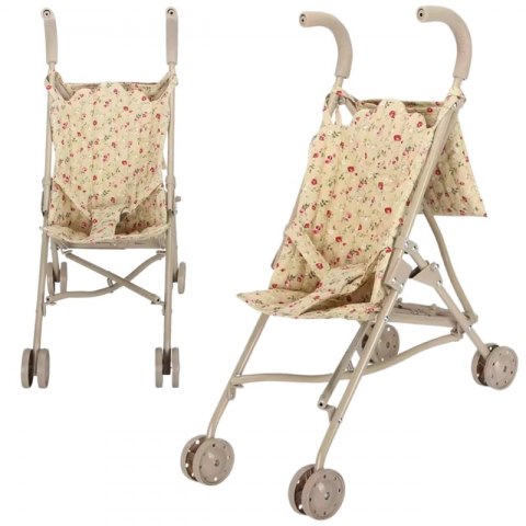 WOOPIE Wózek Spacerówka Dla Lalek w Kwiatki