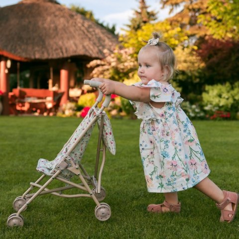 WOOPIE Wózek Spacerówka Dla Lalek w Kwiatki