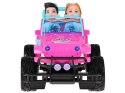 Zdalnie sterowane RÓŻOWE AUTO dla lalek + chłopiec i dziewczynka