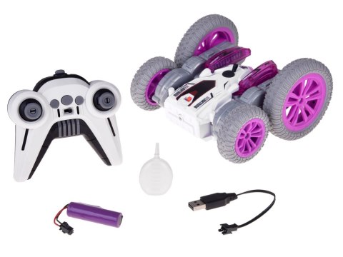 Zdalnie sterowane SUPER SZYBKIE auto STUNT - para wodna i światło