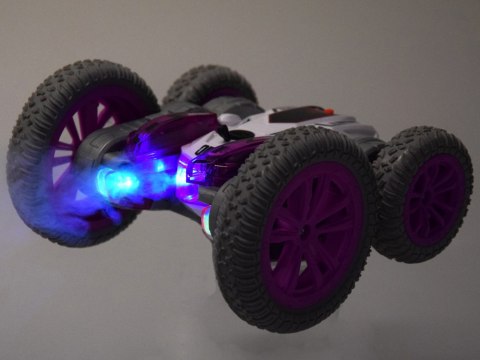 Zdalnie sterowane SUPER SZYBKIE auto STUNT - para wodna i światło