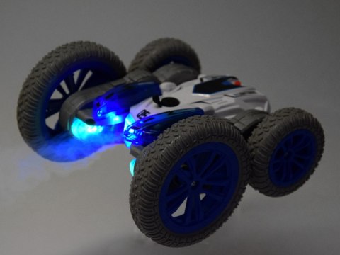 Zdalnie sterowane SUPER SZYBKIE auto STUNT - para wodna i światło