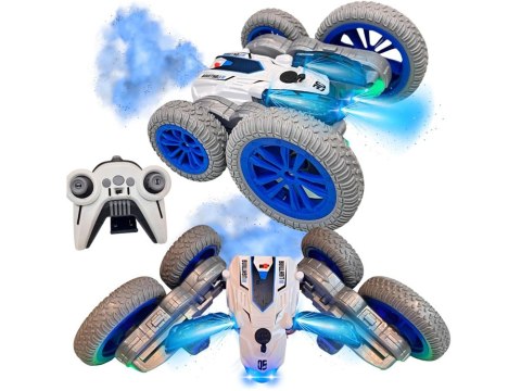 Zdalnie sterowane SUPER SZYBKIE auto STUNT - para wodna i światło