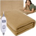 Mata- koc elektryczny 180x130cm beżowy Ruhhy 26224