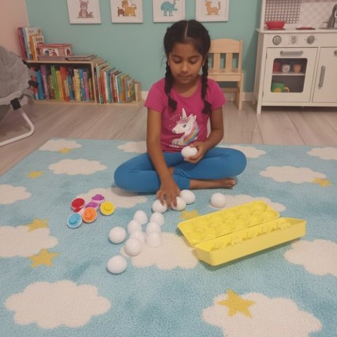 Układanka- jajka zestaw 12szt. 26653