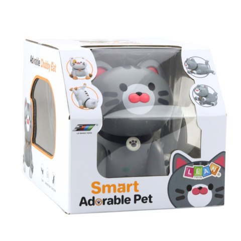 Interaktywny Robot Kotek Zdalnie Sterowany RC Pilot Szary