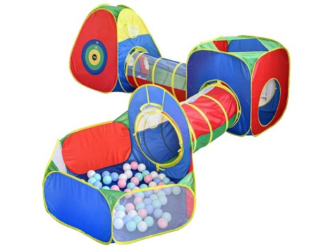 Mega zabawowe Zestaw 5w1 Namiot tunel Namioty z tunelami ZA4974