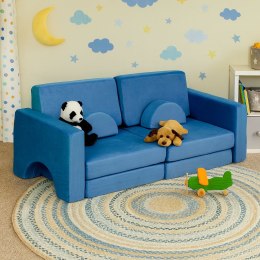 Sofa składana modułowa dla dzieci duża DIY 10 miękkich poduch