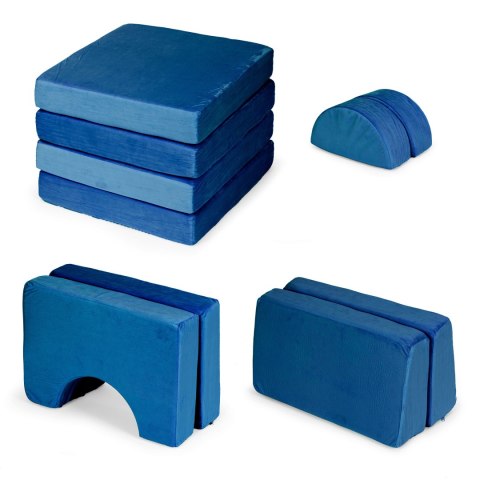 Sofa składana modułowa dla dzieci duża DIY 10 miękkich poduch