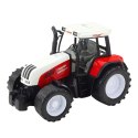 Traktor Rolniczy Farmerski Z Przyczepą Mieszalnik Paszy Czerwony 60cm