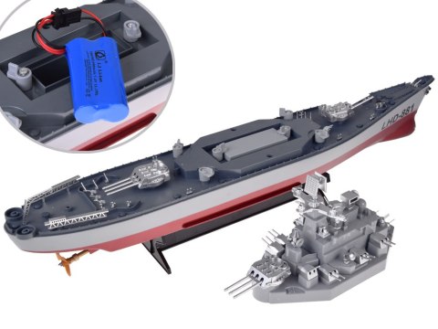 Zdalnie sterowany Ogromny statek PANCERNIK LHD-881 Skala 1:390