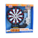 Zestaw Pistolet Rewolwer Laserowy Z Tarczą Gra Strzelecka Światła Dźwięki