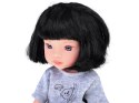 Lovely Girl Lalka z krótkimi czarnymi włosami w sportowym stroju 33cm
