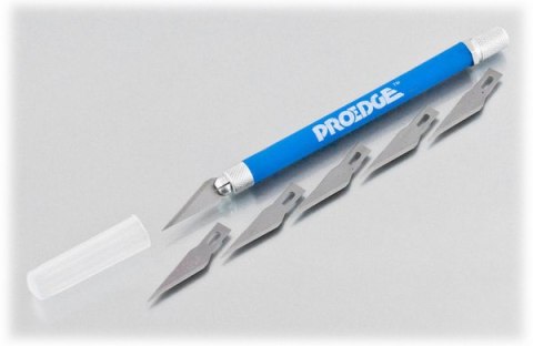 Proedge - Nóż #4 Grip Soft Handle (niebieski) + 5 ostrzy #11 [#31041]