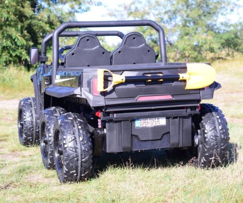 BUGGY 6 KOŁOWY DLA 2 DZIECI, ELEKTRYCZNA WYWROTKA, MIĘKKIE KOŁA, MIĘKKIE SIEDZENIE 800 WAT/XB1038