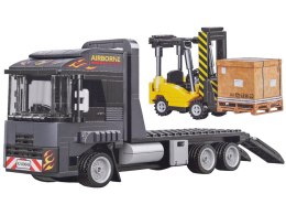 Klocki techniczne POJAZDY 1:42 - Tir z lawetą i wózek widłowy 404ele