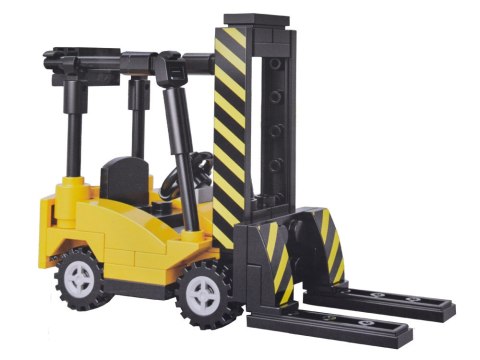 Klocki techniczne POJAZDY 1:42 - Tir z lawetą i wózek widłowy 404ele