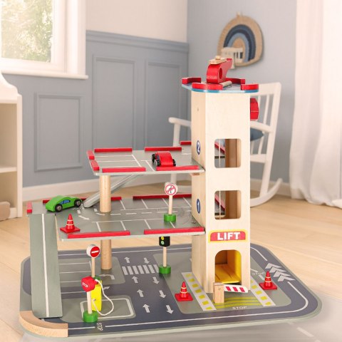 LULILO Parking drewniany BENINO piętrowy garaż miejski