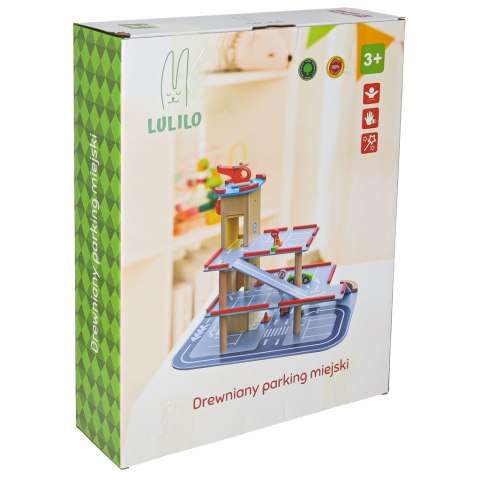 LULILO Parking drewniany BENINO piętrowy garaż miejski