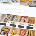 sklep Market drewniany LULILO Melo stragan supermarket z kasą