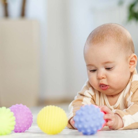 Piłki zabawki sensoryczne korekcyjne zestaw