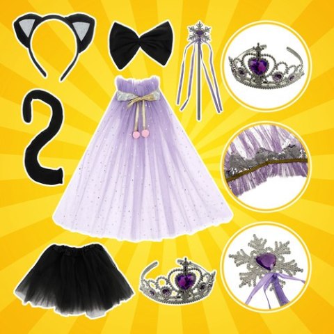 Strój kotek - zestaw 7el. Kruzzel 26474