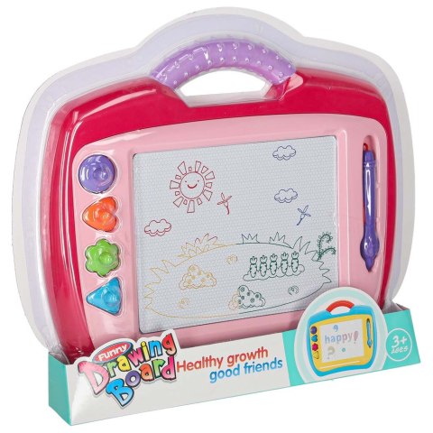 Tablica tablet do rysowania znikopis stempelki różowy